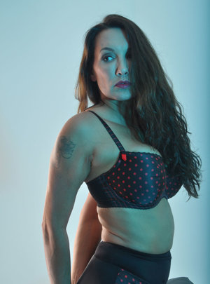 18 year old blond with big tits Aislin wets and fingers her pink slit in a tub